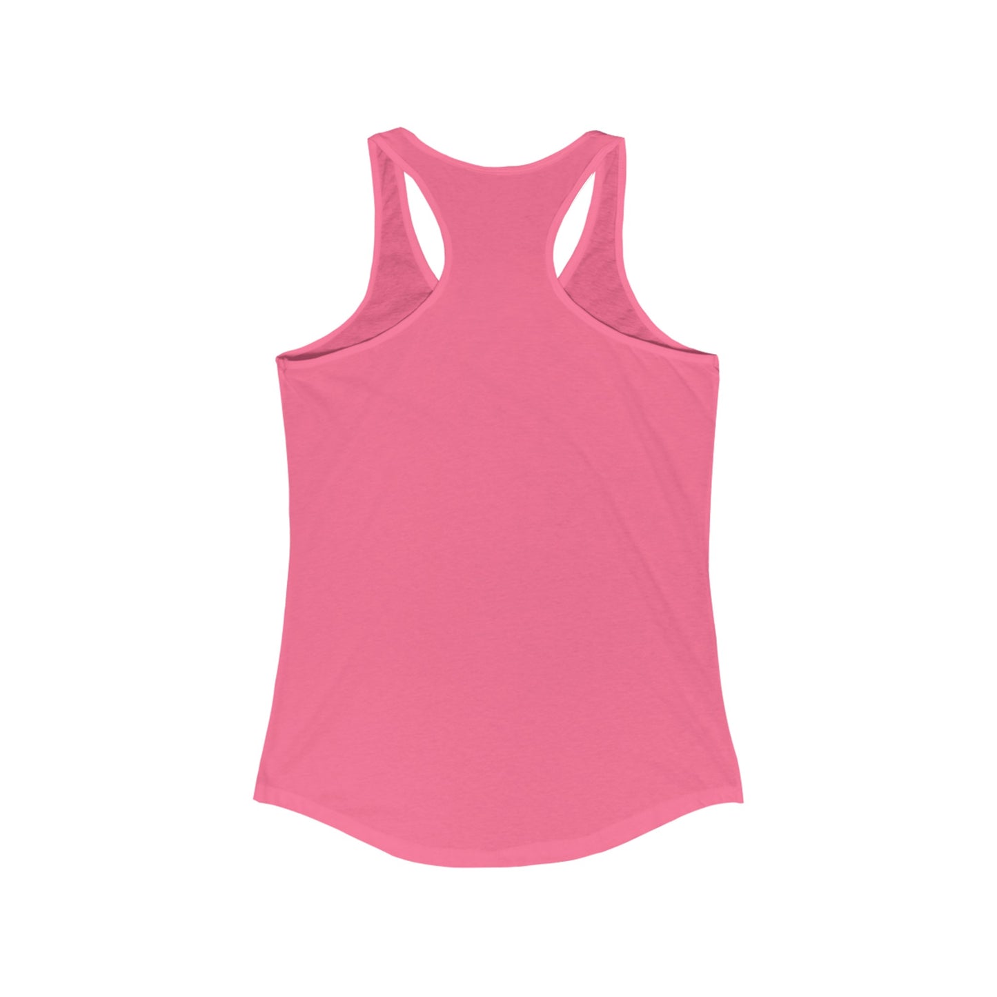 Women's Racerback Tank with Peace Love Disc Golf