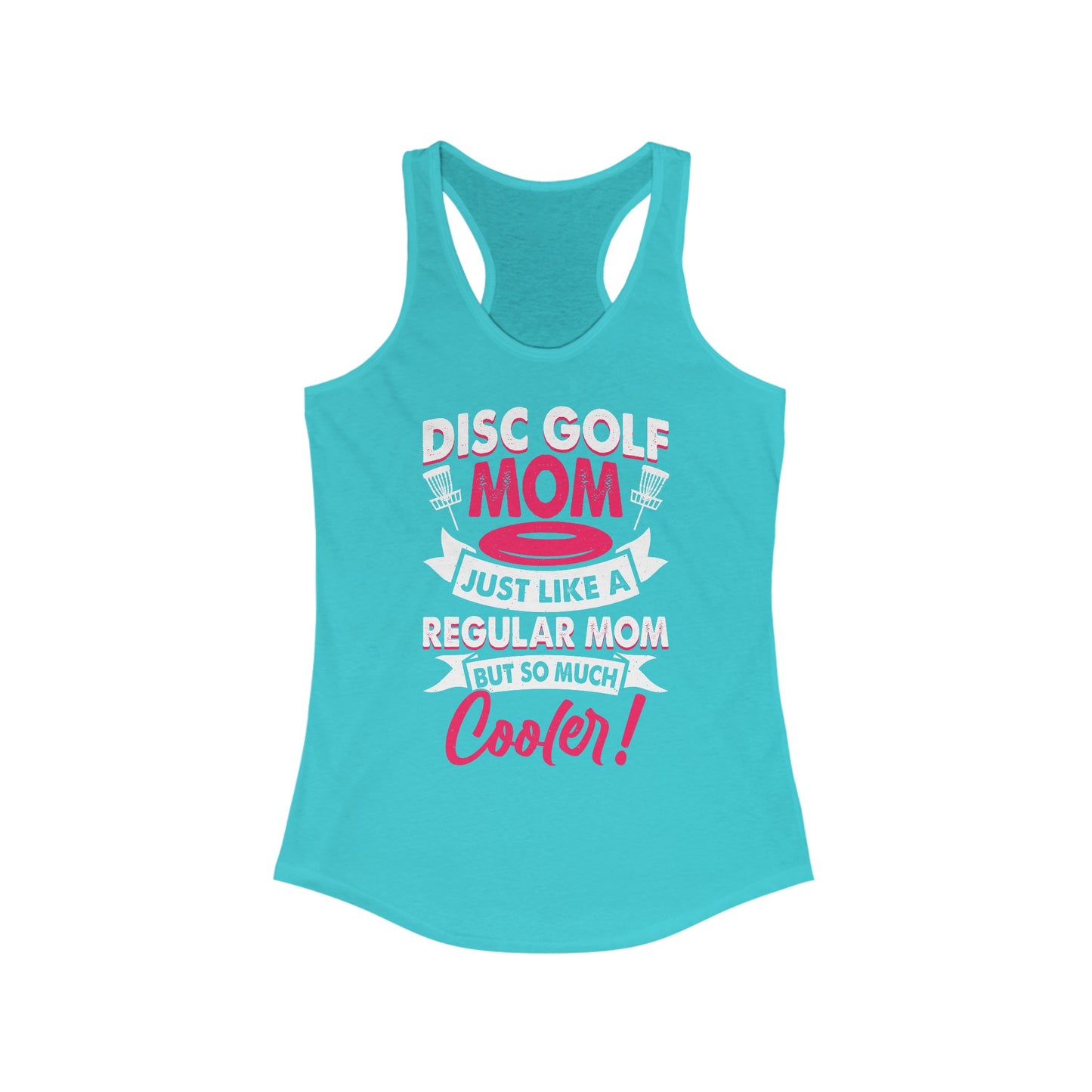 Flyin Colors Women's Racerback Tank with Disc Golf Mom