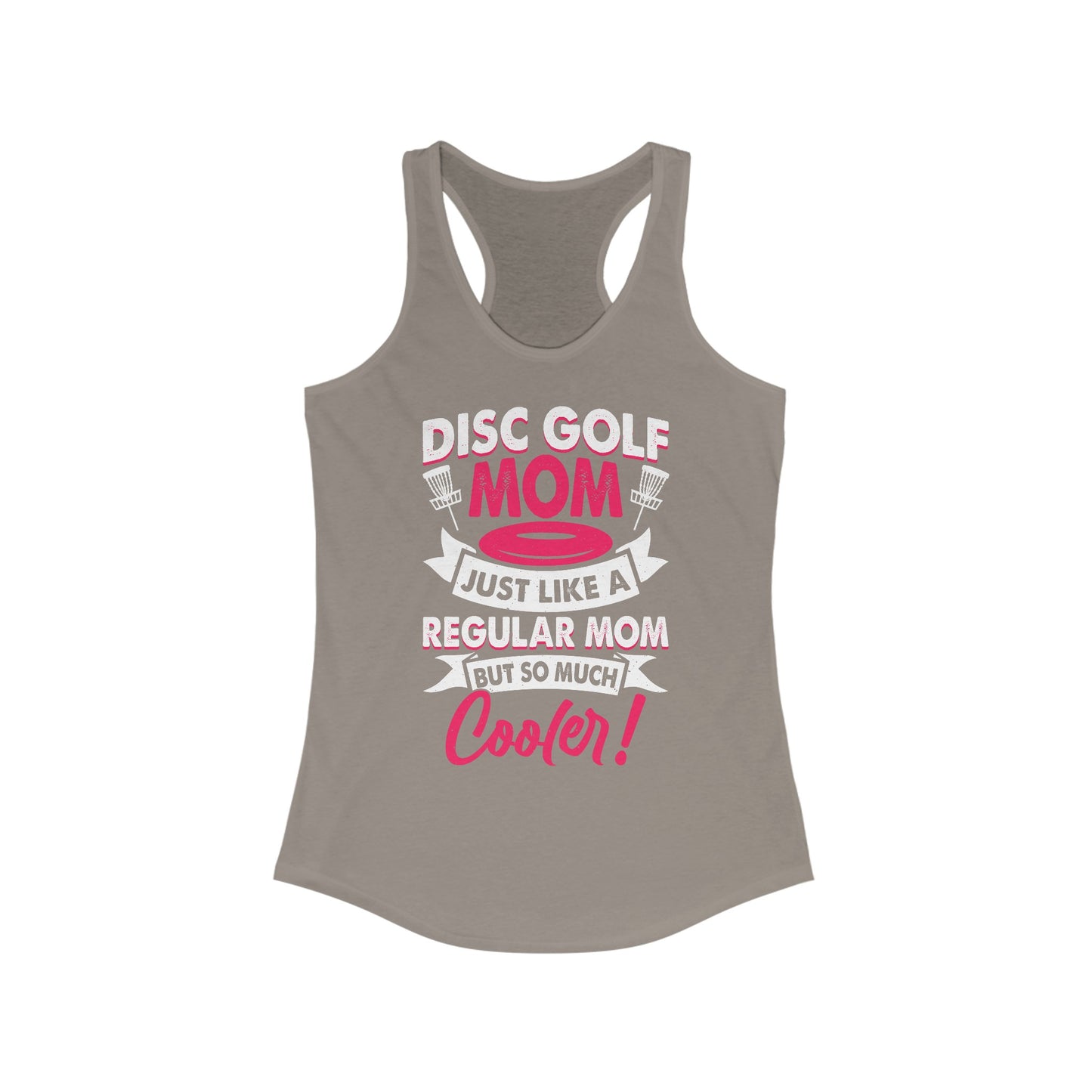 Flyin Colors Women's Racerback Tank with Disc Golf Mom