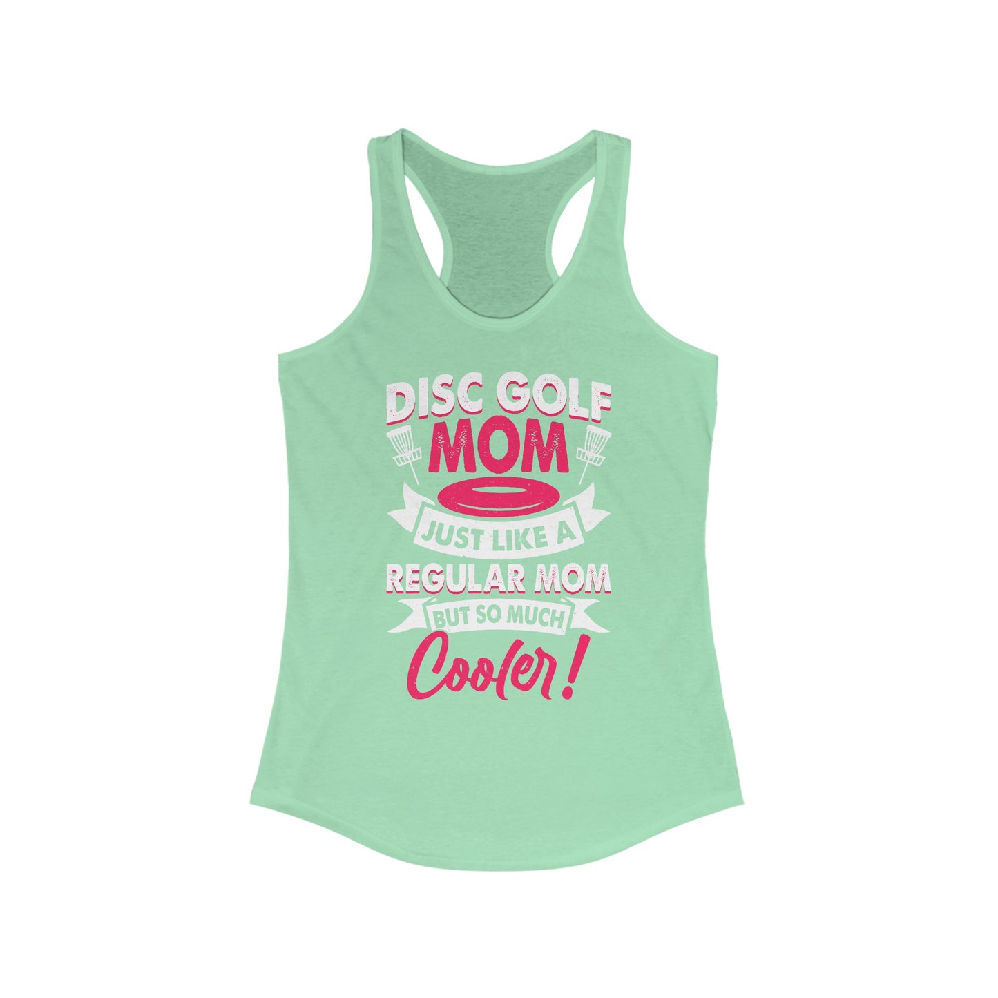 Flyin Colors Women's Racerback Tank with Disc Golf Mom