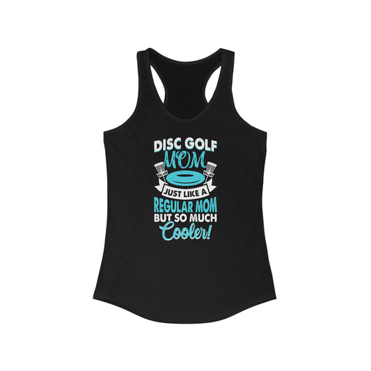 Women's Racerback Tank with Disc Golf Mom #2