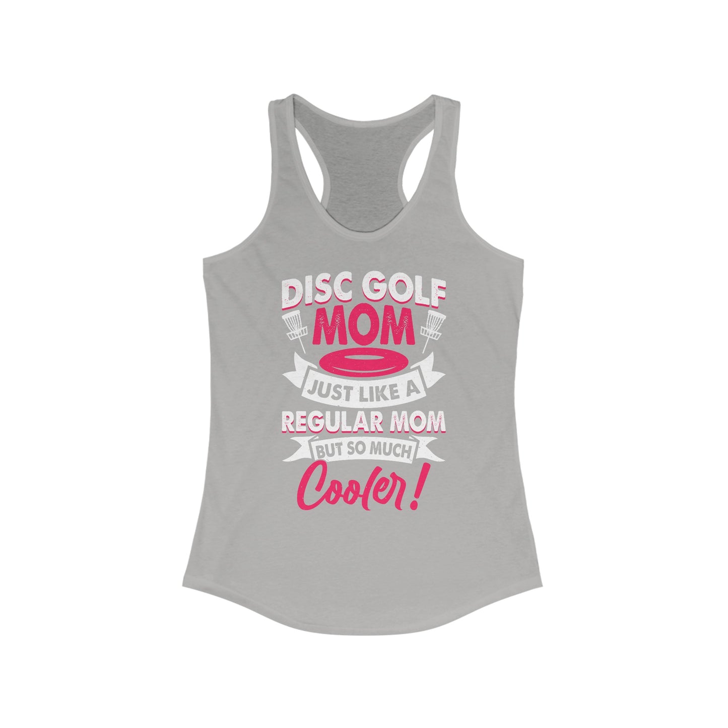 Flyin Colors Women's Racerback Tank with Disc Golf Mom