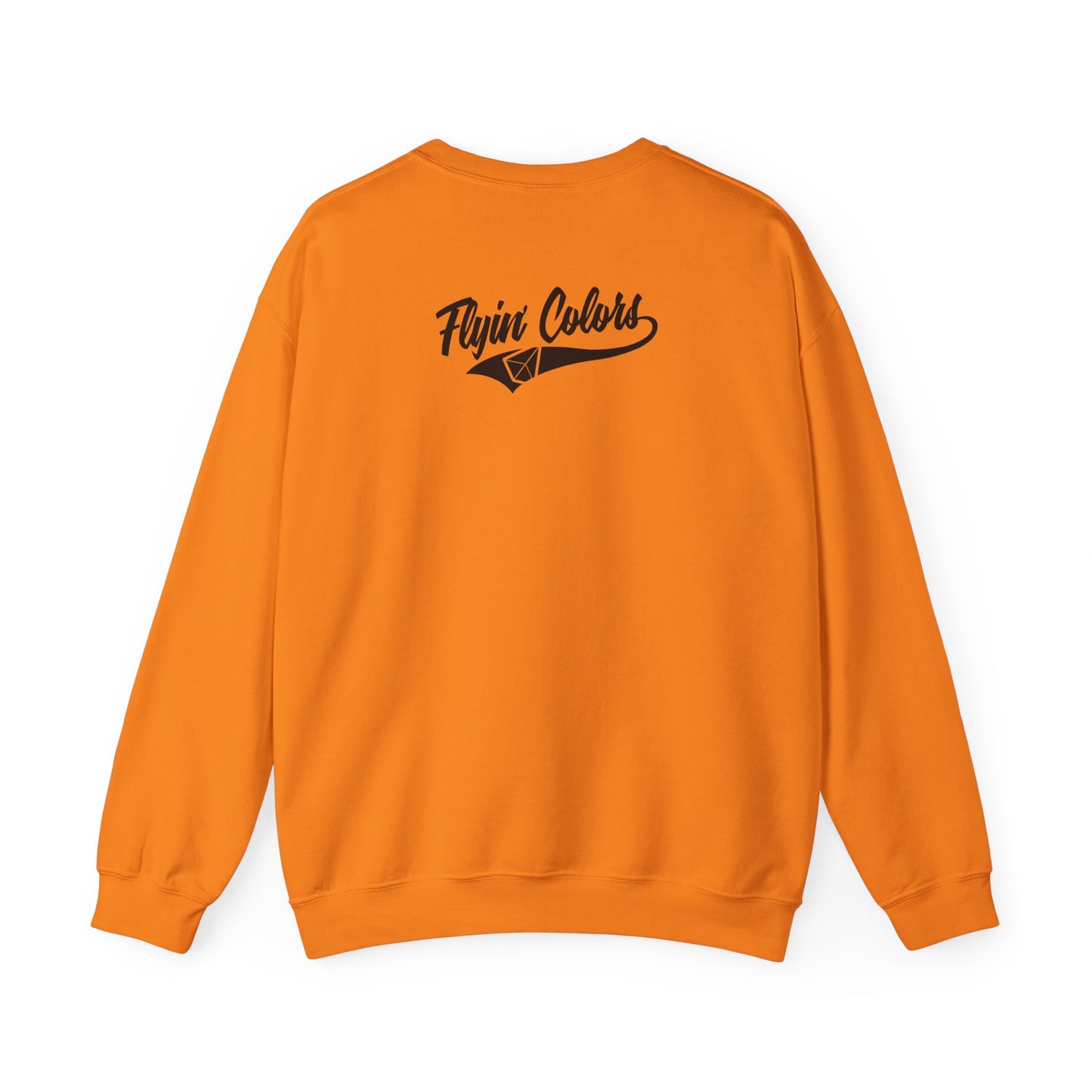 Flyin Colors Unisex Heavy Blend™ Crewneck Sweatshirt With Disc Golf Guitar Image