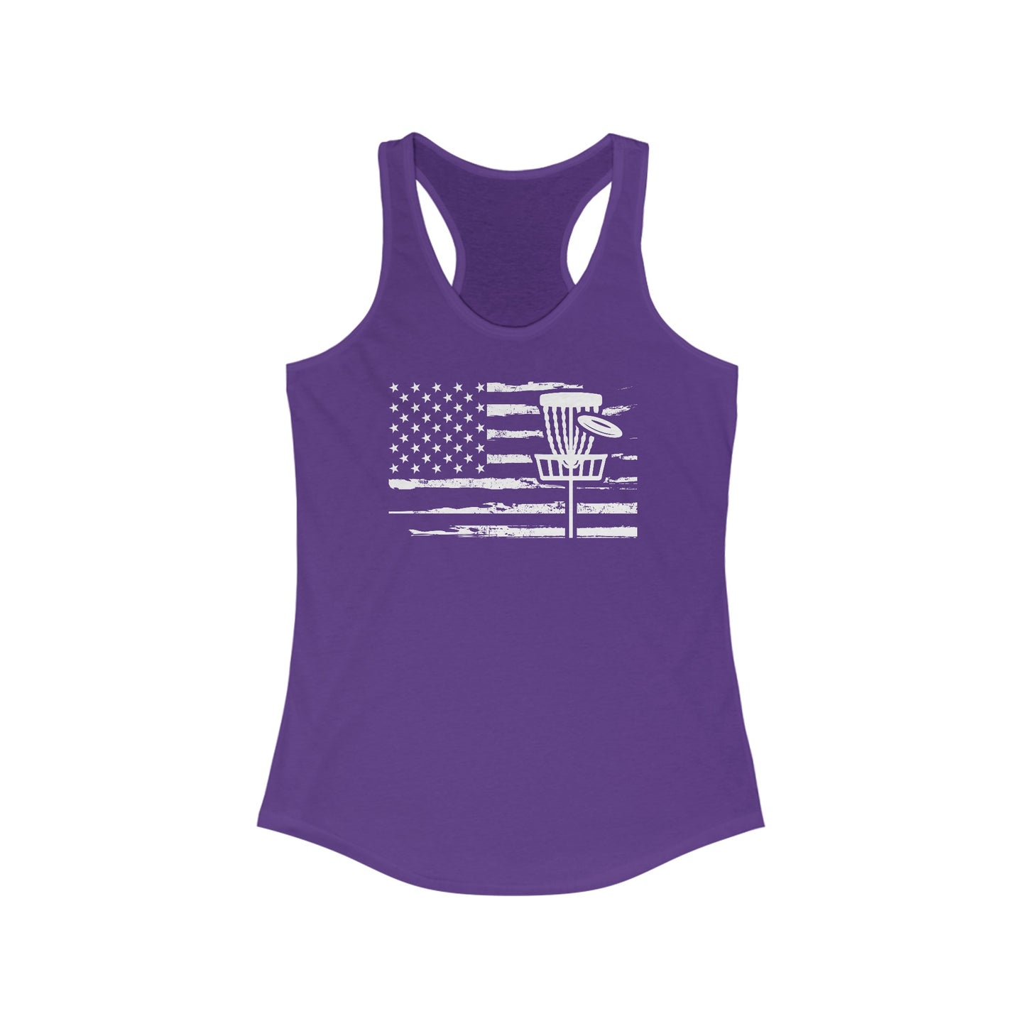 Women's Racerback Tank with Flag/Basket