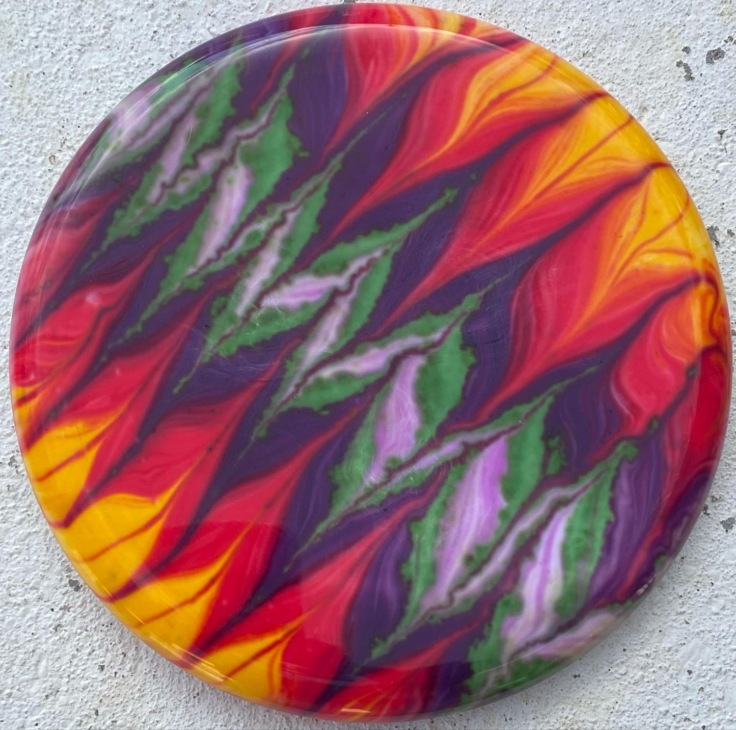 Custom Dyed Kastaplast REKO Golf Disc 001